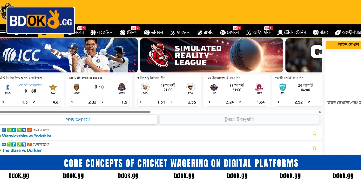 Core concepts of cricket wagering on digital platforms