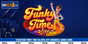 Evolution Funky Time 95.99% RTP digiwheel games BDOK