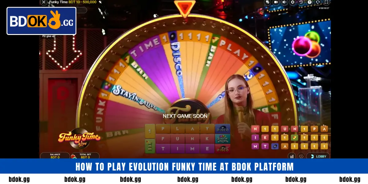 How to play Evolution Funky Time at BDOK platform