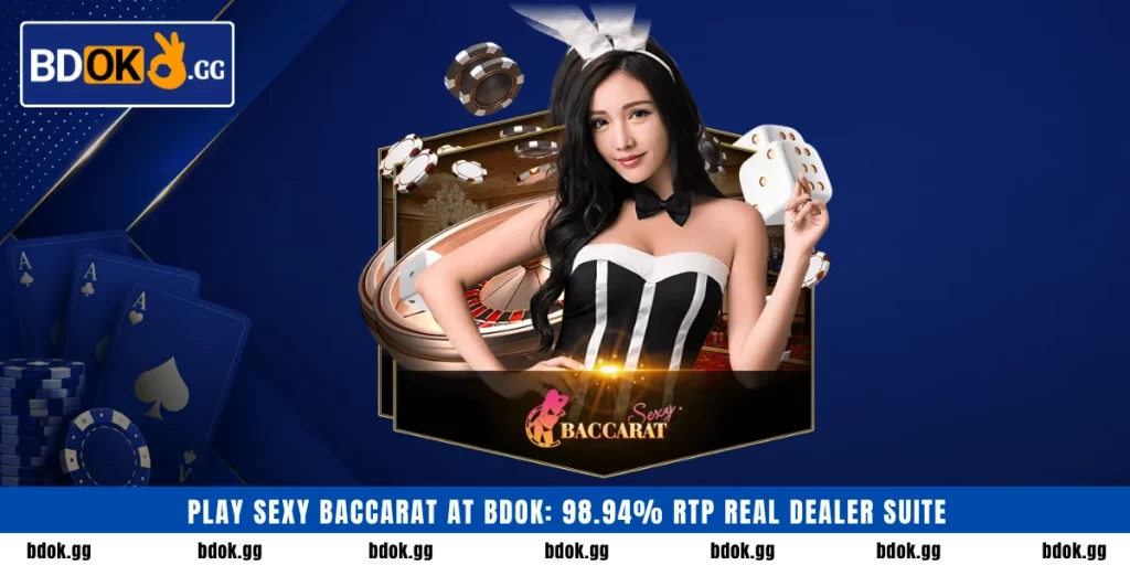 Play Sexy Baccarat at BDOK: 98.94% RTP real dealer suite